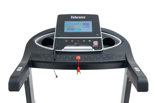 Endurance Kona Treadmill console with digital display and control buttons close-up view