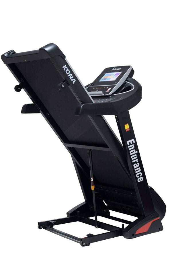 Endurance Kona Treadmill image in a folded standing position