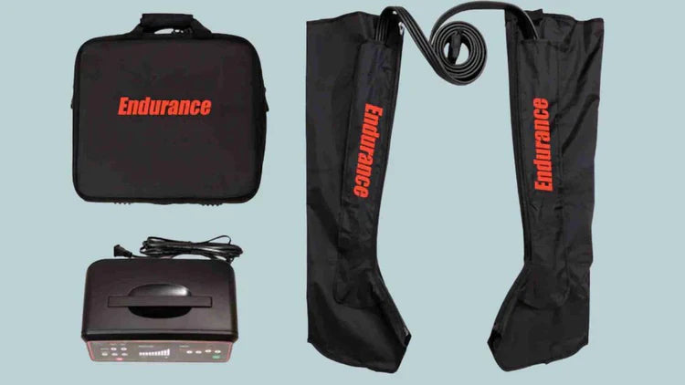 Endurance Relax Recovery compression boots with control unit and carry case