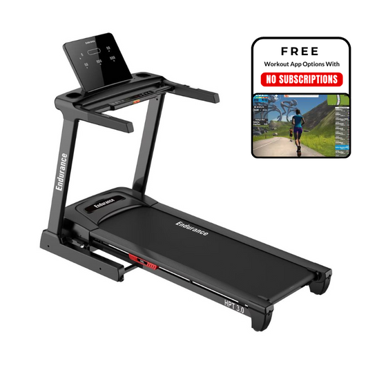 Endurance HPT Treadmill with free workout app options and no subscription