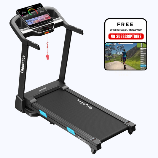 Endurance SuperStar Treadmill with free workout app options and no subscription